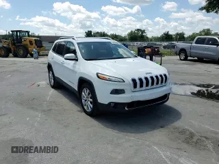2014 Jeep Cherokee Limited with VIN 1C4PJLDS8EW204333, listed as a Copart auction lot 56590965 with 88,739 mi miles and Salvage title. Bid and sale history available at DreamBid. Image 14.