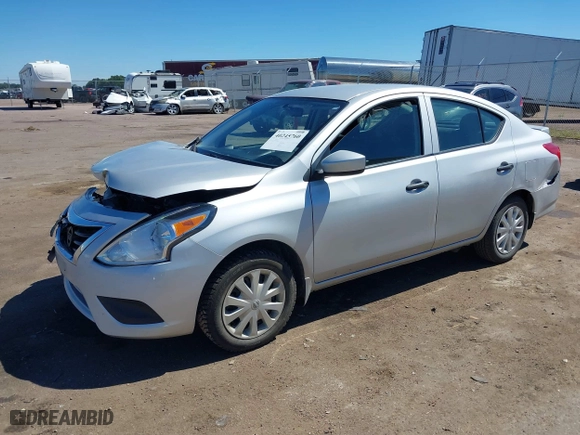 2019 Nissan Versa Sedan SV with VIN 3N1CN7AP4KL832520, listed as a IAAI auction lot 40245760 with 73,703 mi miles. Bid and sale history available at carsss.com. Image 2.