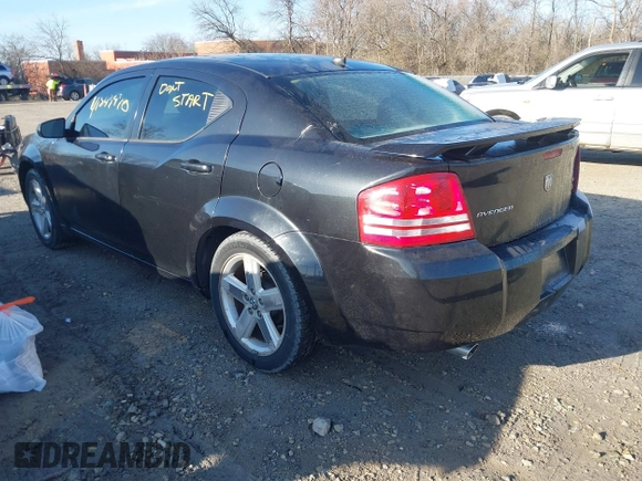 2008 Dodge Avenger SXT with VIN 1B3LC56RX8N236243, listed as a IAAI auction lot 41847970 with 140,386 mi miles. Bid and sale history available at carsss.com. Image 3.