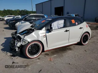 2021 Toyota Corolla Hatchback XSE with VIN JTNC4MBE7M3129192, listed as a Copart auction lot 53443275 with 38,336 mi miles and Non Repairable. Bid and sale history available at carsss.com. Image 1.