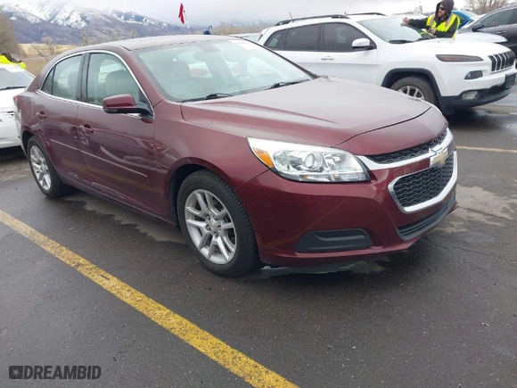 2015 Chevrolet Malibu LT with VIN 1G11C5SL4FF292802, listed as a IAAI auction lot 41491103 with 75,553 mi miles. Bid and sale history available at carsss.com. Image 1.