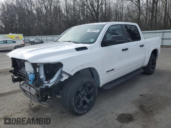 2025 Ram 1500 Big Horn with VIN 1C6RRFFG9SN512549, listed as a Copart auction lot 46062015 with 11,890 mi miles and Salvage Title. Bid and sale history available at carsss.com. Image 1.