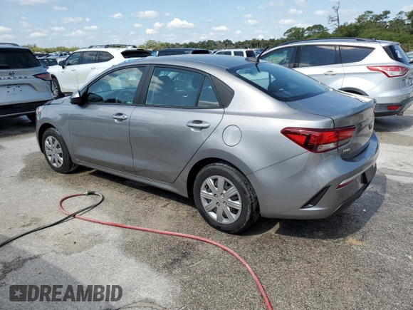 2023 Kia Rio LX with VIN 3KPA24AD3PE592664, listed as a Copart auction lot 50747625 with 8,014 mi miles and Salvage Title. Bid and sale history available at DreamBid. Image 2.