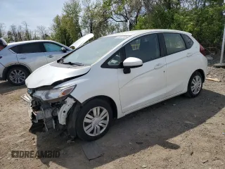 2017 Honda Fit LX with VIN JHMGK5H53HS002913, listed as a Copart auction lot 53522725 with 80,743 mi miles and Salvage Title. Bid and sale history available at carsss.com. Image 1.