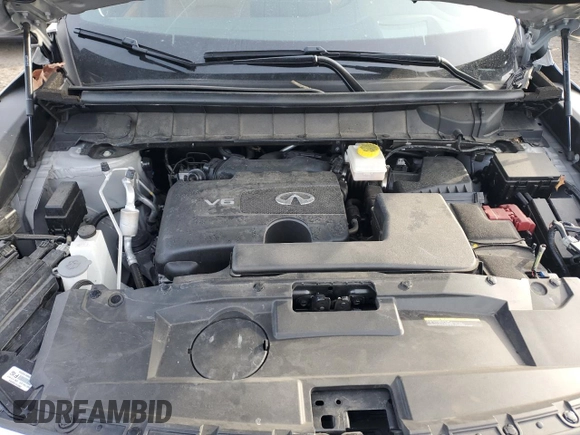 2023 Infiniti QX60 Autograph with VIN 5N1DL1HU1PC361702, listed as a Copart auction lot 87579185 with 23,864 mi miles and Salvage title. Bid and sale history available at DreamBid. Image 12.