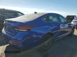 2020 Genesis G80 Sport with VIN KMTFN4JB0LU329802, listed as a Copart auction lot 87034094 with 35,562 mi miles and Salvage title. Bid and sale history available at DreamBid. Image 3.