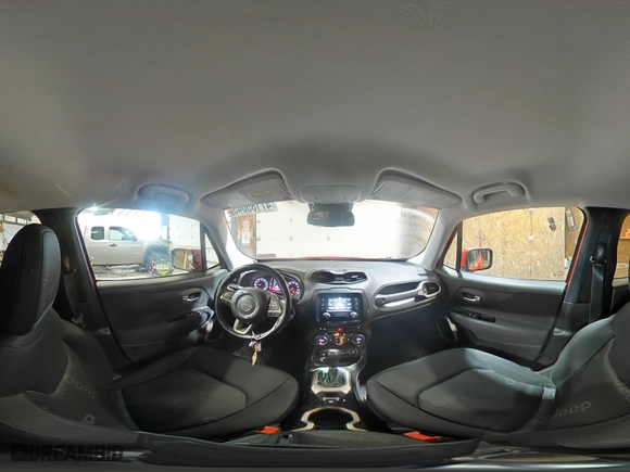 2017 Jeep Renegade Altitude with VIN ZACCJBBB3HPF91449, listed as a Copart auction lot 47185045 with 115,169 mi miles and Salvage Title. Bid and sale history available at carsss.com. Image 16.