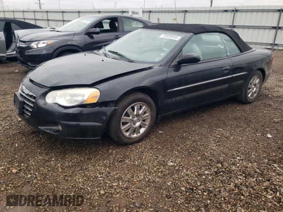 2004 Chrysler Sebring Limited with VIN 1C3EL65R64N360118, listed as a Copart auction lot 78589914 with 97,898 mi miles and Salvage Title. Bid and sale history available at DreamBid. Image 1.