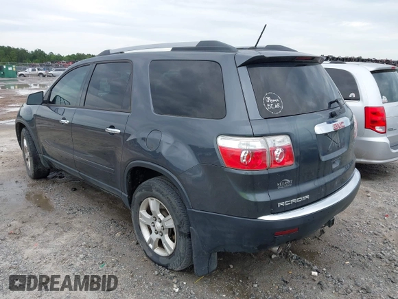 2012 GMC Acadia SL with VIN 1GKKRNED4CJ276823, listed as a IAAI auction lot 42436687 with 161,582 mi miles and . Bid and sale history available at DreamBid. Image 3.