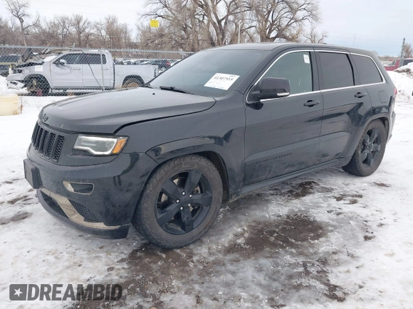 2016 Jeep Grand Cherokee Overland with VIN 1C4RJFCM5GC474718, listed as a IAAI auction lot 41307515 with 153,246 mi miles and . Bid and sale history available at DreamBid. Image 18.