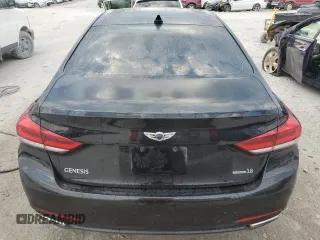 2016 Hyundai Genesis 3.8L with VIN KMHGN4JE6GU128579, listed as a Copart auction lot 69292634 with 83,603 mi miles and Salvage Title. Bid and sale history available at carsss.com. Image 6.