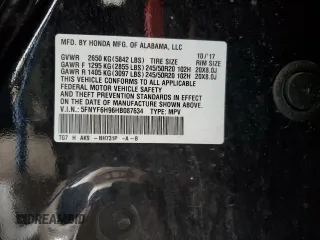 2017 Honda Pilot Touring with VIN 5FNYF6H96HB087634, listed as a Copart auction lot 63535125 with 137,129 mi miles and Salvage title. Bid and sale history available at DreamBid. Image 13.
