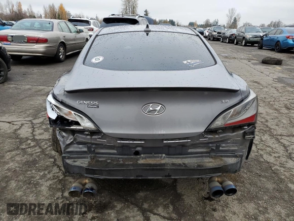 2010 Hyundai Genesis Coupe Grand Touring z VIN KMHHU6KH2AU042270, wystawiony jako Copart lot #82710674 z przebiegiem 56 592 mil mil oraz Szkoda całkowita • Salvage title. Historia ofert i sprzedaży dostępna na DreamBid. Obrazek 6.