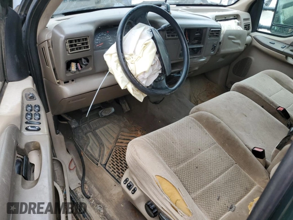 2002 Ford F-250 XL with VIN 1FTNW20F12EA79821, listed as a Copart auction lot 49194604 with 466,631 mi miles and Salvage Title. Bid and sale history available at DreamBid. Image 8.