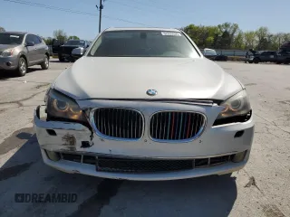 2011 BMW 7 Series 740i with VIN WBAKA4C50BC612878, listed as a Copart auction lot 52035635 with 192,248 mi miles and Salvage Title. Bid and sale history available at carsss.com. Image 5.
