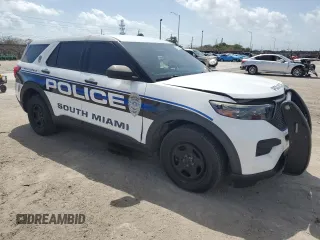2020 Ford Police Interceptor Utility z VIN 1FM5K8AW7LGA55408, wystawiony jako Copart lot #51137325 z przebiegiem 47 670 mil mil oraz Nie do naprawy • Non repairable. Historia ofert i sprzedaży dostępna na DreamBid. Obrazek 4.