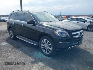 2014 Mercedes-Benz GL-Class GL 450 with VIN 4JGDF7CE3EA420297, listed as a IAAI auction lot 41900115 with 155,615 mi miles. Bid and sale history available at carsss.com. Image 1.