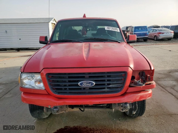2006 Ford Ranger XL with VIN 1FTYR14U66PA12570, listed as a Copart auction lot 48135595 with 141,454 mi miles and Salvage Title. Bid and sale history available at carsss.com. Image 5.