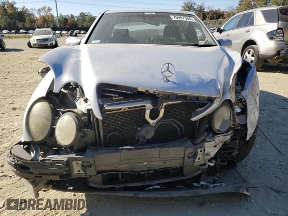 2002 Mercedes-Benz E 320 with VIN WDBJF65J02B485124, listed as a Copart auction lot 49955445 with Not Provided miles and Non Repairable. Bid and sale history available at DreamBid. Image 5.