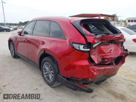 2024 Mazda CX-90 Preferred with VIN JM3KKBHDXR1114186, listed as a IAAI auction lot 41877143 with 29,500 mi miles and . Bid and sale history available at DreamBid. Image 3.
