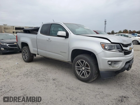 2020 Chevrolet Colorado 2WD Work Truck with VIN 1GCHSBEN7L1143846, listed as a Copart auction lot 78406494 with 76,582 mi miles and Salvage title. Bid and sale history available at DreamBid. Image 4.