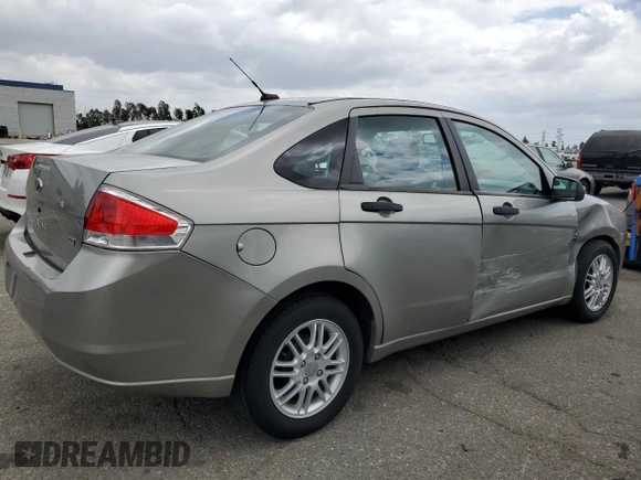 2008 Ford Focus SE with VIN 1FAHP35N38W190539, listed as a Copart auction lot 54682845 with 36,661 mi miles and Salvage Title. Bid and sale history available at carsss.com. Image 3.