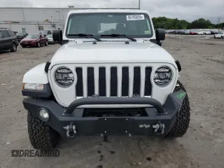 2019 Jeep Wrangler Unlimited Sahara with VIN 1C4HJXEG9KW600644, listed as a Copart auction lot 56193655 with 46,198 mi miles and Salvage title. Bid and sale history available at DreamBid. Image 5.