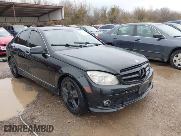 2010 Mercedes-Benz C-Class C 300 Sport with VIN WDDGF5EB5AR101722, listed as a IAAI auction lot 41714757 with 203,528 mi miles. Bid and sale history available at carsss.com. Image 1.