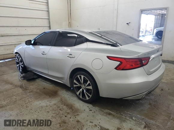 2016 Nissan Maxima SL with VIN 1N4AA6AP6GC446653, listed as a Copart auction lot 46621645 with 124,538 mi miles and Salvage Title. Bid and sale history available at DreamBid. Image 2.