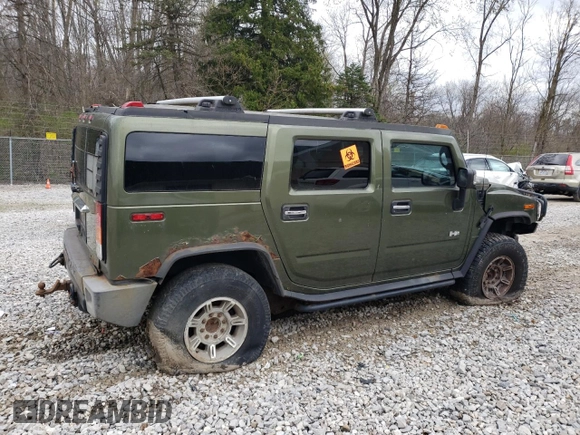 2004 Hummer H2 z VIN 5GRGN23U94H100484, wystawiony jako Copart lot #51427645 z przebiegiem 228 142 mil mil oraz Czysty tytuł • Clean title. Historia ofert i sprzedaży dostępna na DreamBid. Obrazek 3.