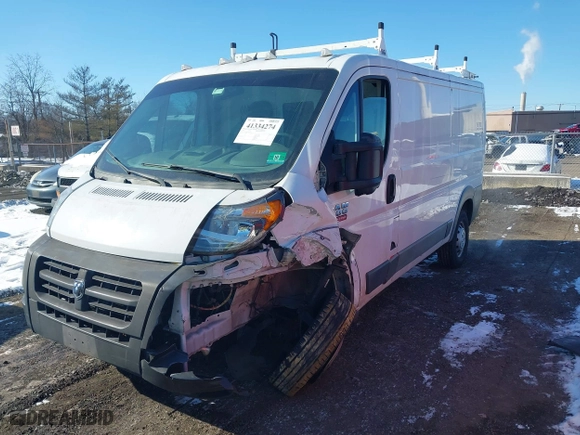 2016 Ram ProMaster Cargo Van with VIN 3C6TRVAG5GE136922, listed as a IAAI auction lot 41334274 with 144,826 mi miles. Bid and sale history available at carsss.com. Image 17.