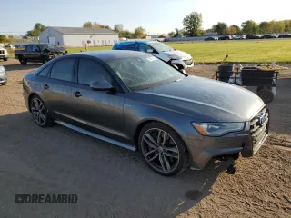 2016 Audi S6 Premium Plus with VIN WAUF2AFC9GN195344, listed as a Copart auction lot 75687244 with 91,345 mi miles and Salvage Title. Bid and sale history available at carsss.com. Image 4.