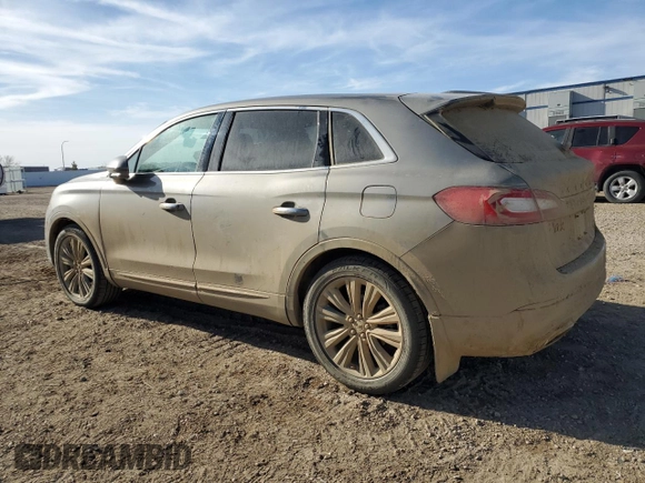 2016 Lincoln MKX Reserve with VIN 2LMTJ8LP2GBL59375, listed as a Copart auction lot 48357065 with 198,357 mi miles and Salvage Title. Bid and sale history available at DreamBid. Image 2.