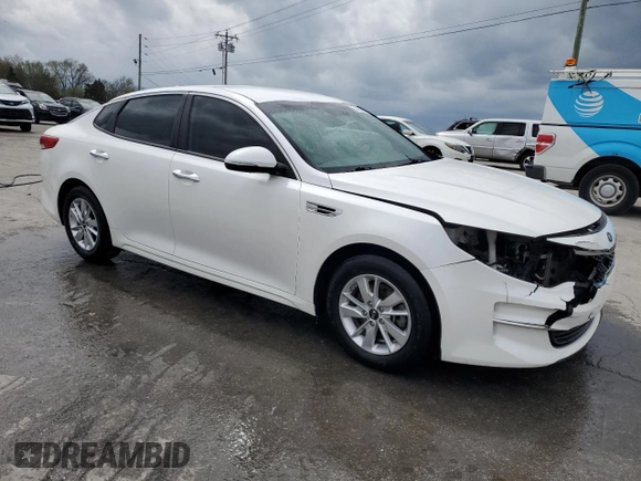 2017 Kia Optima LX with VIN KNAGT4L39H5174955, listed as a Copart auction lot 51439655 with 89,325 mi miles and Salvage Title. Bid and sale history available at carsss.com. Image 4.