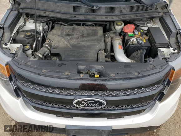 2014 Ford Explorer Sport with VIN 1FM5K8GT6EGC45569, listed as a Copart auction lot 59731185 with 98,838 mi miles and Salvage title. Bid and sale history available at DreamBid. Image 12.