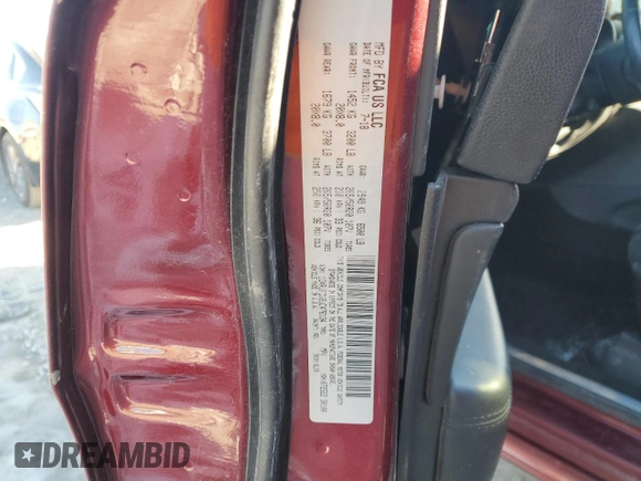 2018 Jeep Grand Cherokee High Altitude z VIN 1C4RJFCG9JC476134, wystawiony jako Copart lot #88919085 z przebiegiem 124 980 mil mil oraz Szkoda całkowita • Salvage title. Historia ofert i sprzedaży dostępna na DreamBid. Obrazek 16.