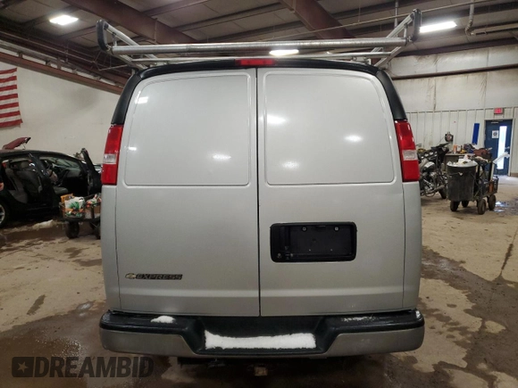 2019 Chevrolet Express Cargo Van with VIN 1GCWGAFG1K1330033, listed as a Copart auction lot 83733644 with 133,362 mi miles and Non Repairable. Bid and sale history available at carsss.com. Image 6.
