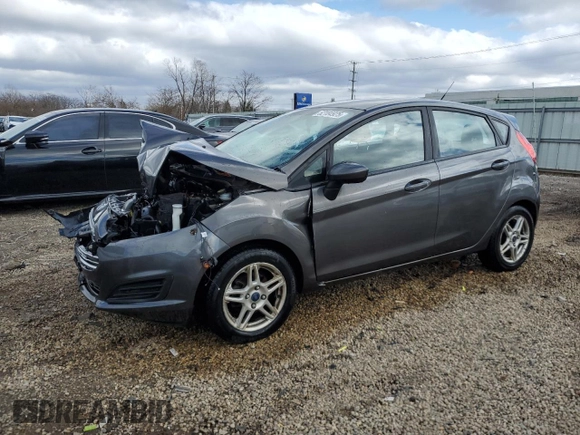 2017 Ford Fiesta SE with VIN 3FADP4EJ9HM165713, listed as a Copart auction lot 52184925 with 111,766 mi miles and Salvage Title. Bid and sale history available at carsss.com. Image 1.