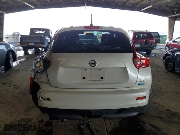 2014 Nissan Juke SV with VIN JN8AF5MR9ET353369, listed as a Copart auction lot 48860435 with 108,595 mi miles and Salvage Title. Bid and sale history available at carsss.com. Image 6.