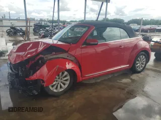 2018 Volkswagen Beetle S with VIN 3VW5DAATXJM515883, listed as a Copart auction lot 58770395 with 84,134 mi miles and Salvage title. Bid and sale history available at DreamBid. Image 1.