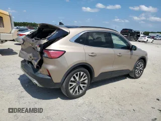 2020 Ford Escape Titanium Hybrid with VIN 1FMCU0DZXLUA07024, listed as a Copart auction lot 61547795 with 36,965 mi miles and Salvage title. Bid and sale history available at DreamBid. Image 3.