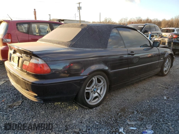 2003 BMW 3 Series 330Ci with VIN WBABS53403JU98646, listed as a Copart auction lot 82978484 with 0 mi miles and Salvage Title. Bid and sale history available at carsss.com. Image 3.