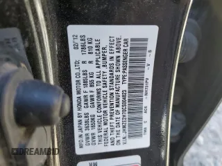 2012 Honda Insight EX with VIN JHMZE2H70CS004823, listed as a Copart auction lot 50429635 with 122,237 mi miles and Salvage title. Bid and sale history available at DreamBid. Image 13.