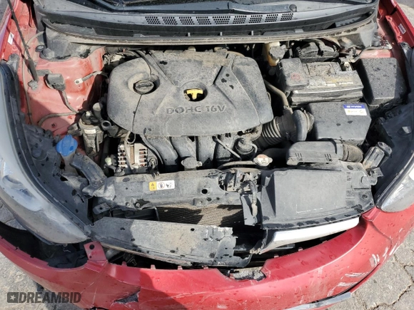 2014 Hyundai Elantra SE with VIN KMHDH4AE8EU169335, listed as a Copart auction lot 47669065 with 169,332 mi miles and Salvage Title. Bid and sale history available at carsss.com. Image 11.