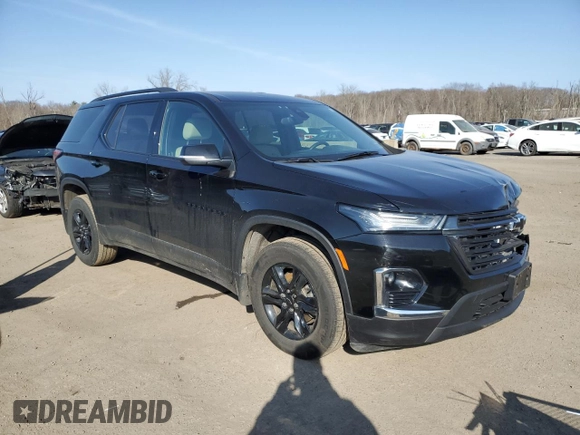 2023 Chevrolet Traverse LS with VIN 1GNEVFKWXPJ196519, listed as a Copart auction lot 48565805 with 26,113 mi miles and Salvage Title. Bid and sale history available at carsss.com. Image 4.