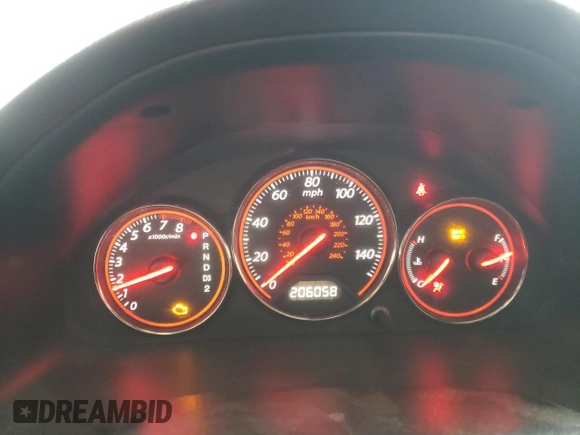 2005 Honda Civic LX with VIN 1HGEM22515L068975, listed as a Copart auction lot 52055435 with 206,058 mi miles and Salvage Title. Bid and sale history available at DreamBid. Image 9.