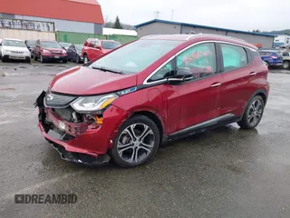 2020 Chevrolet Bolt EV Premier with VIN 1G1FZ6S00L4106244, listed as a IAAI auction lot 41276717 with 1 mi miles. Bid and sale history available at carsss.com. Image 2.