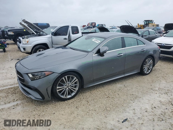 2022 Mercedes-Benz CLS with VIN W1K2J5KB2NA103977, listed as a Copart auction lot 74358614 with 0 mi miles and Non Repairable. Bid and sale history available at carsss.com. Image 1.