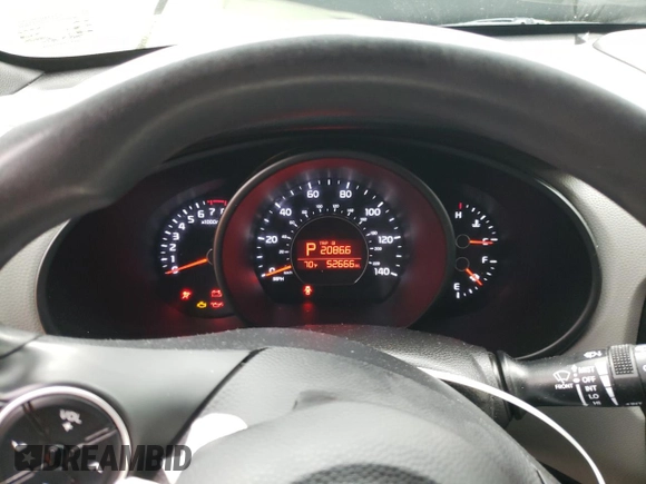 2015 Kia Soul with VIN KNDJN2A22F7804771, listed as a Copart auction lot 51493755 with 52,666 mi miles and Salvage Title. Bid and sale history available at DreamBid. Image 9.