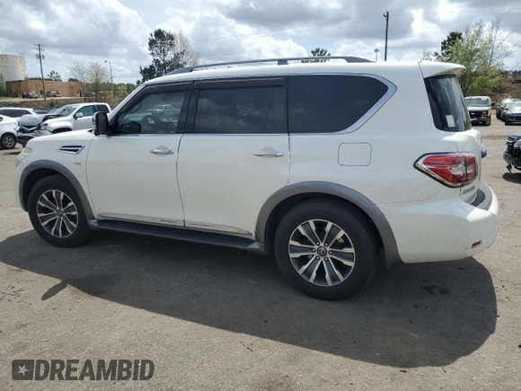 2017 Nissan Armada SV with VIN JN8AY2NC4H9503019, listed as a Copart auction lot 51537995 with 157,084 mi miles and Clean Title. Bid and sale history available at carsss.com. Image 2.
